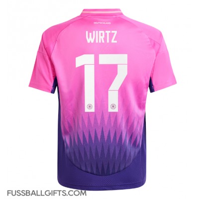 Deutschland Florian Wirtz #17 Fußballbekleidung Auswärtstrikot EM 2024 Kurzarm Deutschland Florian Wirtz #17 Fußballbekleidung Auswärtstrikot EM 2024 Kurzarm